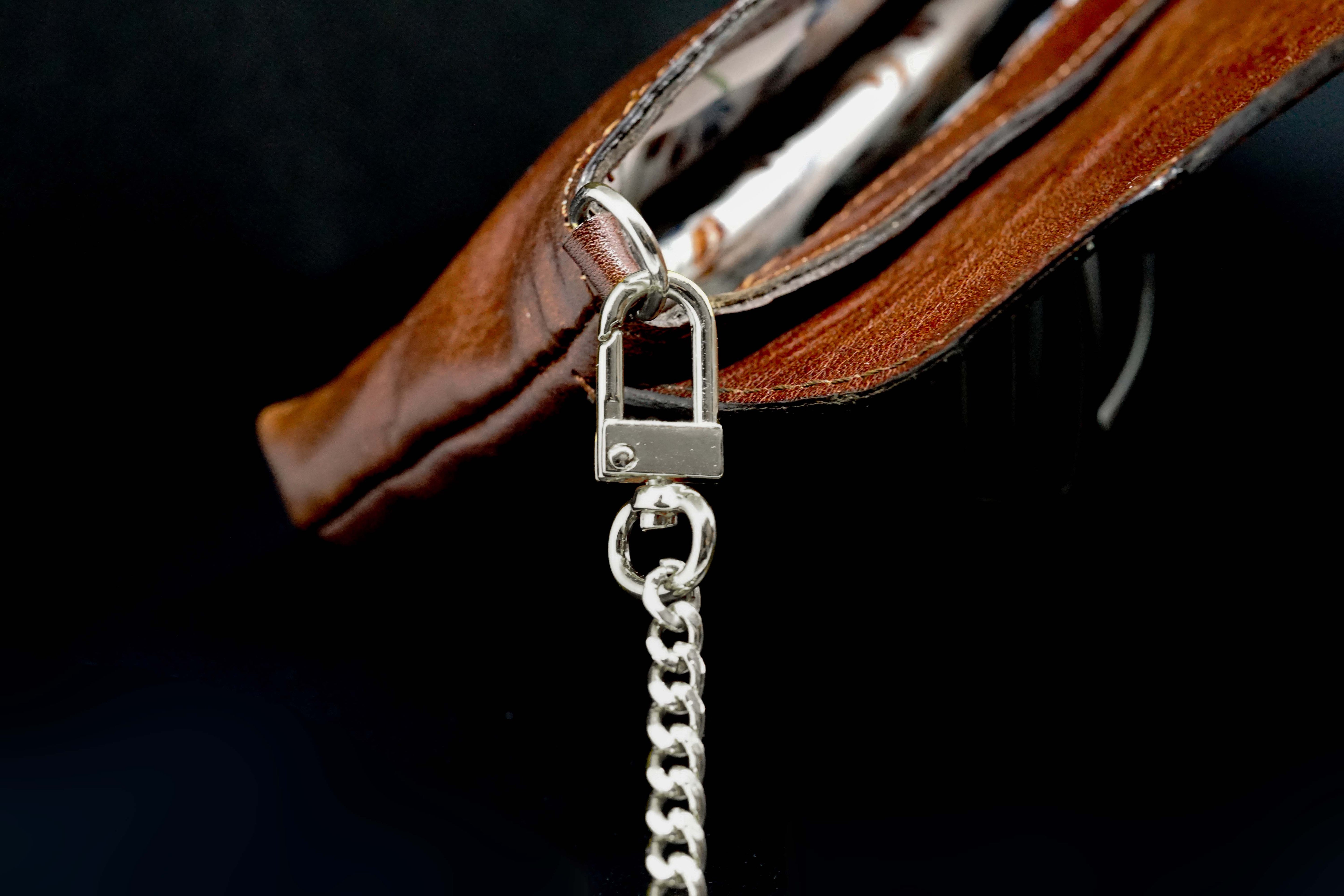 Moderan smeđi set za žene Euphory - remen i torbica