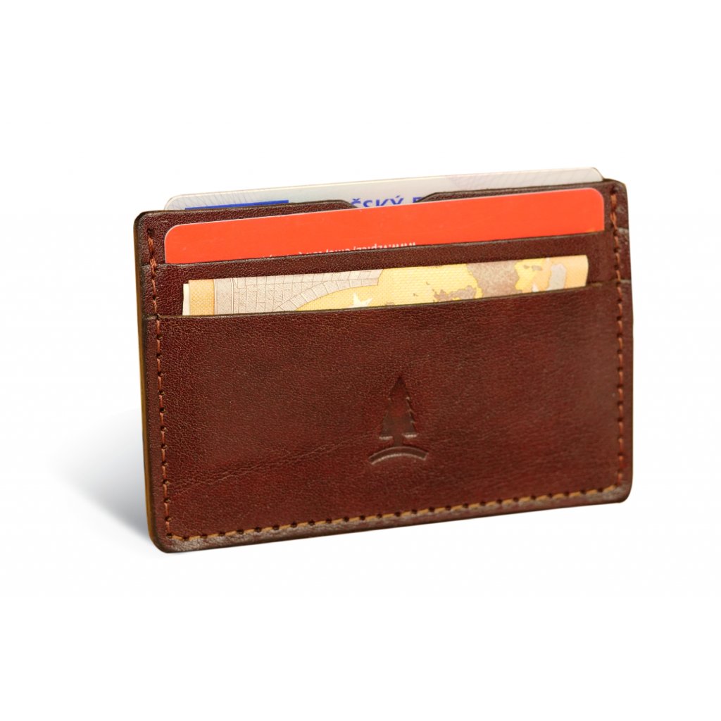 Leather card and banknote case Euphory