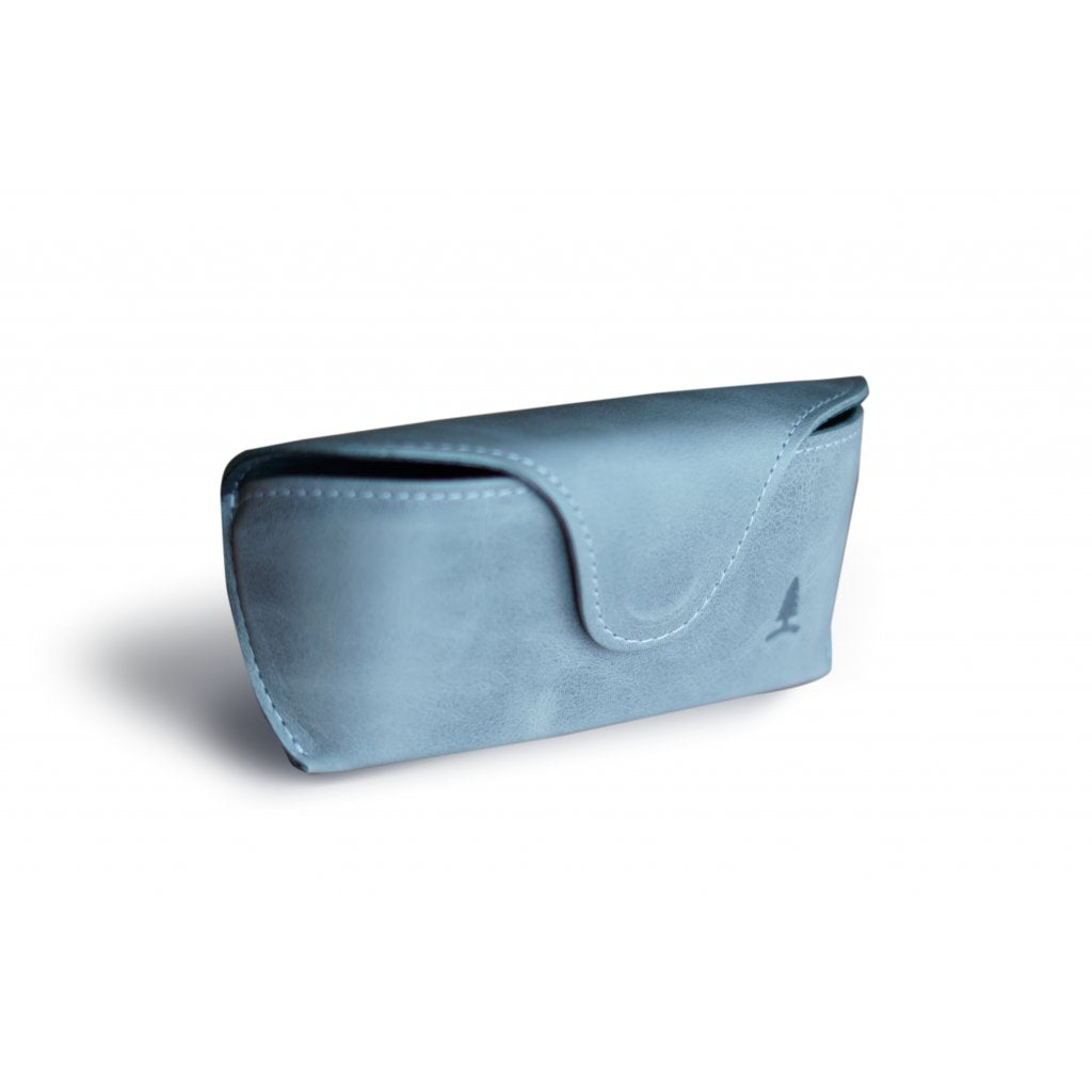 Challenger Gray Leather Goggles Case